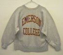 画像: 80'S CHAMPION "EMERSON COLLEGE" トリコタグ リバースウィーブ グレー USA製 (VINTAGE) 「Sweat Shirt」 入荷しました。