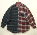 画像: 90'S RALPH LAUREN "THE BIG OXFORD" オックスフォード BDシャツ クレイジーパターン/チェック柄 (VINTAGE) 「L/S Shirt」 入荷しました。