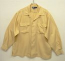 画像: 90'S RALPH LAUREN レーヨン100% 長袖 オープンカラーシャツ ベージュ (VINTAGE) 「L/S Shirt」 入荷しました。