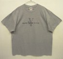 画像: NEW YORK CITY ロゴ刺繍 スーベニア 半袖 Tシャツ グレー (VINTAGE) 「T-Shirt」 入荷しました。