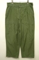 画像: 60'S アメリカ軍 US ARMY "OG107" コットンサテン ベイカーパンツ W34L31 (VINTAGE) 「Bottoms」 入荷しました。