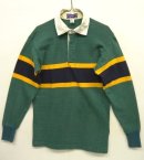 画像: 70'S PATAGONIA 白タグ前期 ラガーシャツ グリーン/イエロー＆ネイビー (VINTAGE) 「L/S Shirt」 入荷しました。