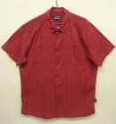 画像: PATAGONIA ヘンプコットン 半袖シャツ レッドベース/総柄 (VINTAGE) 「S/S Shirt」 入荷しました。