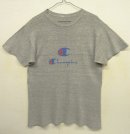 画像: 80'S CHAMPION トリコタグ 88/12 Tシャツ ロゴプリント 杢グレー USA製 (VINTAGE) 「T-Shirt」 入荷しました。