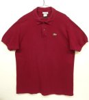 画像: 80'S CHEMISE LACOSTE ポロシャツ ワインレッド フランス製 (VINTAGE) 「S/S Polo」 入荷しました。