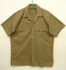 画像: 80'S J.CREW 旧タグ コットン 半袖 オープンカラーシャツ カーキ (VINTAGE) 「S/S Shirt」 入荷しました。