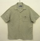 画像: 90'S RALPH LAUREN コットン 半袖 オープンカラーシャツ チェック柄 カナダ製 (VINTAGE) 「S/S Shirt」 入荷しました。