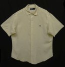 画像: 90'S RALPH LAUREN シルク/リネン 半袖 シャツ オフホワイト (VINTAGE) 「S/S Shirt」 入荷しました。