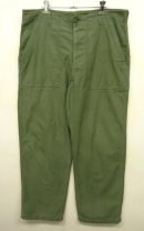 画像: 60'S アメリカ軍 US ARMY "OG107" 初期モデル コットンサテン 平ボタン ベイカーパンツ (VINTAGE) 「Bottoms」 入荷しました。