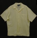 画像: 90'S RALPH LAUREN "CLAYTON" リネン/コットン 半袖 オープンカラーシャツ オフホワイト (DEADSTOCK) 「S/S Shirt」 入荷しました。