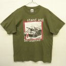 画像: 00'S CSNY "STAND AND BE COUNTED" 両面プリント 半袖 Tシャツ オリーブ USA製 (VINTAGE) 「T-Shirt」 入荷しました。