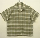 画像: 50'S SANDY MAC DONALD コットン 半袖 オープンカラーシャツ チェック柄 (VINTAGE) 「S/S Shirt」 入荷しました。