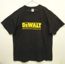 画像: 90'S DEWALT 両面プリント 半袖 Tシャツ ブラック (VINTAGE) 「T-Shirt」 入荷しました。