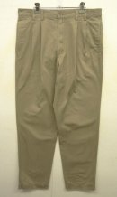 画像: 90'S EDDIE BAUER 黒タグ ツープリーツ チノパンツ ベージュ (VINTAGE) 「Bottoms」 入荷しました。