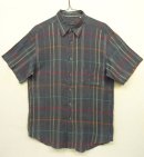 画像: CHRISTIAN DIOR リネン 半袖シャツ チャコールベース/チェック柄 (VINTAGE) 「S/S Shirt」 入荷しました。