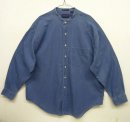 画像: GANT デニム ノーカラーシャツ ライトインディゴ (VINTAGE) 「L/S Shirt」 入荷しました。