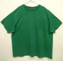 画像: 90'S RALPH LAUREN シングルステッチ ポケット付き 半袖Tシャツ グリーン USA製 (VINTAGE) 「T-Shirt」 入荷しました。