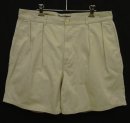 画像: 90'S RALPH LAUREN サイドダブルステッチ ツープリーツ チノショーツ オフホワイト (VINTAGE) 「Shorts」 入荷しました