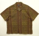 画像: 90'S POLO JEANS リネン/コットン 半袖 オープンカラーシャツ イカット柄 (VINTAGE) 「S/S Shirt」 入荷しました。