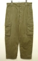 画像: 50'S フランス軍 M47 HBT フィールドパンツ 後期型 KHAKI サイズ33 (VINTAGE) 「Bottoms」 入荷しました。