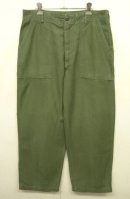 画像: 70'S アメリカ軍 US ARMY "OG107" コットンサテン ベイカーパンツ W34L29 (VINTAGE) 「Bottoms」 入荷しました。