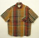 画像: THE TERRITORY AHEAD リネン 半袖 シャツ ブラウンベース/チェック柄 (VINTAGE) 「S/S Shirt」 入荷しました。