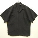 画像: GITANO ビッグポケット 半袖 オープンカラーシャツ ブラック (VINTAGE) 「S/S Shirt」 入荷しました。