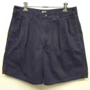 画像: 90'S RALPH LAUREN "POLO CHINO" ツープリーツ チノショーツ ネイビー (VINTAGE) 「Shorts」 入荷しました。