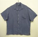 画像: 90'S RALPH LAUREN "CALDWELL" リネン 半袖 オープンカラーシャツ ブルー (VINTAGE) 「S/S Shirt」 入荷しました。