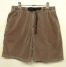 画像: 90'S GRAMICCI 細コーデュロイ ベルト付き ショーツ モカ USA製 (VINTAGE) 「Shorts」 入荷しました。