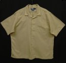 画像: 90'S RALPH LAUREN "CALDWELL" 裾ロゴ入り コットン 半袖 オープンカラーシャツ ベージュ (VINTAGE) 「S/S Shirt」 入荷しました。