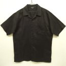 画像: CLASSICO リネン 半袖 オープンカラーシャツ ブラック (VINTAGE) 「S/S Shirt」 入荷しました。