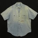 画像: 50'S SEARS シャンブレー 半袖 ワークシャツ ブルー (VINTAGE) 「S/S Shirt」 入荷しました。