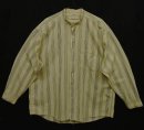 画像: 90'S GEOFFREY BEENE コットン 長袖 ノーカラーシャツ ストライプ (VINTAGE) 「L/S Shirt」 入荷しました。