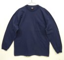 画像: 90'S PATAGONIA 黒タグ オーバルロゴ刺繍 長袖 ポケット付きTシャツ ネイビー トルコ製 (VINTAGE) 「T-Shirt」 入荷しました。