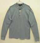 画像: RRL 猫目ボタン ヘンリーネック 長袖 Tシャツ ブルー (USED) 「T-Shirt」 入荷しました。