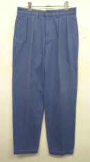 画像: 90'S RALPH LAUREN "ANDREW PANT" ツープリーツ チノパンツ BLUE (VINTAGE) 「Bottoms」 入荷しました。