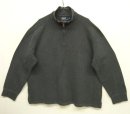 画像: 90'S RALPH LAUREN ハーフジップ コットンニット チャコール (VINTAGE) 「Knit」 入荷しました。