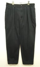 画像: 90'S RALPH LAUREN "ANDREW PANT" ツープリーツ チノパンツ BLACK (VINTAGE) 「Bottoms」 入荷しました。