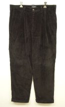 画像: 90'S DOCKERS プリーツ入り 太畝コーデュロイパンツ BLACK (VINTAGE) 「Bottoms」 入荷しました。