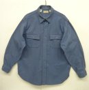 画像: 80'S LL Bean "CHAMOIS CLOTH SHIRT" ワークシャツ ブルー USA製 (VINTAGE) 「L/S Shirt」 入荷しました。