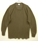 画像: DUOFOLD 2レイヤーファブリック クルーネック 長袖 Tシャツ オリーブ (USED) 「T-Shirt」 入荷しました。