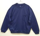 画像: 90'S ACTIVE JOE 前Vガゼット付き モックネック スウェットシャツ ネイビー (VINTAGE) 「Sweat Shirt」 入荷しました。