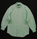 画像: 90'S RALPH LAUREN "THE BIG OXFORD" 裾ロゴ刺繍 オックスフォード 長袖 BDシャツ ストライプ (VINTAGE) 「L/S Shirt」 入荷しました。