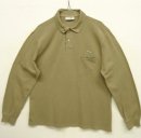 画像: 80'S CHEMISE LACOSTE 長袖 ポロシャツ ダークベージュ フランス製 (VINTAGE) 「L/S Shirt」 入荷しました。