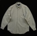 画像: 90'S RALPH LAUREN "BIG SHIRT" オックスフォード 長袖 BDシャツ ストライプ (VINTAGE) 「L/S Shirt」 入荷しました。