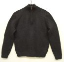 画像: 90'S RALPH LAUREN イタリア製ラムウール ハーフジップ ニット チャコール (VINTAGE) 「Knit」 入荷しました。