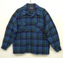 画像: 70'S PENDLETON "BOARD SHIRT" ウール オープンカラーシャツ チェック柄 USA製 (VINTAGE) 「L/S Shirt」 入荷しました。