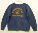 画像: 60'S UNKNOWN 脇下ガゼット付き フロッキープリント ラグランスリーブ スウェットシャツ NAVY (VINTAGE) 「Sweat Shirt」 入荷しました。