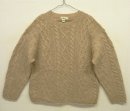 画像: 90'S J.CREW 旧タグ ウール アランセーター ベージュ (VINTAGE) 「Knit」 入荷しました。